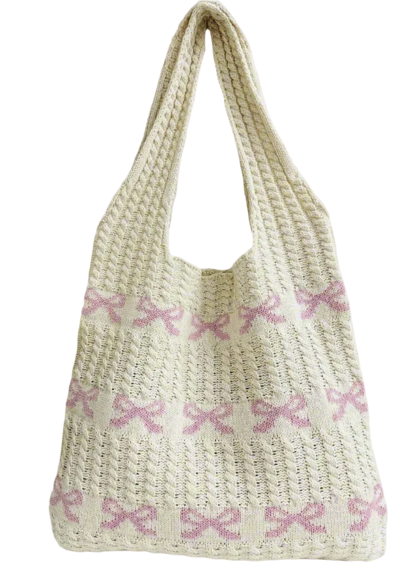 Bow Coquette Tote Bag