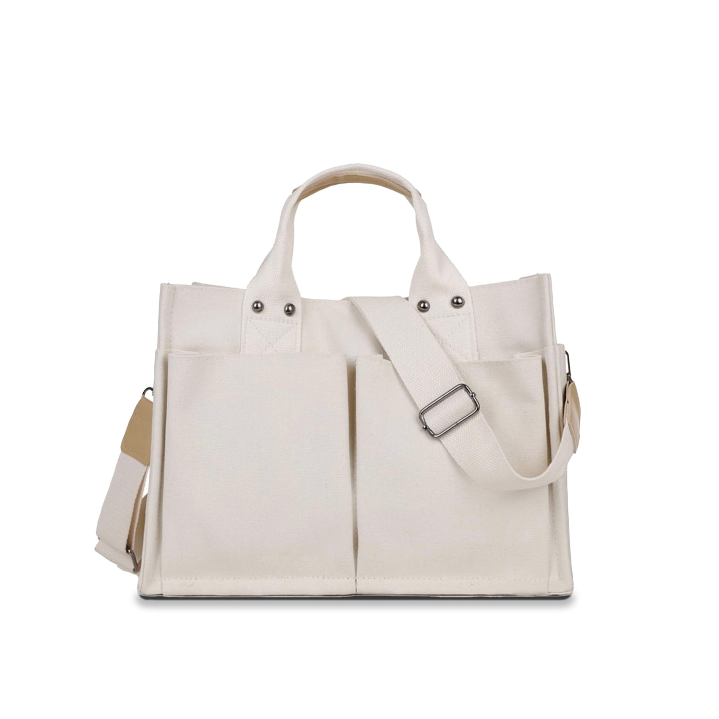 Canvas Tote Shoulder Bag-Crossbody