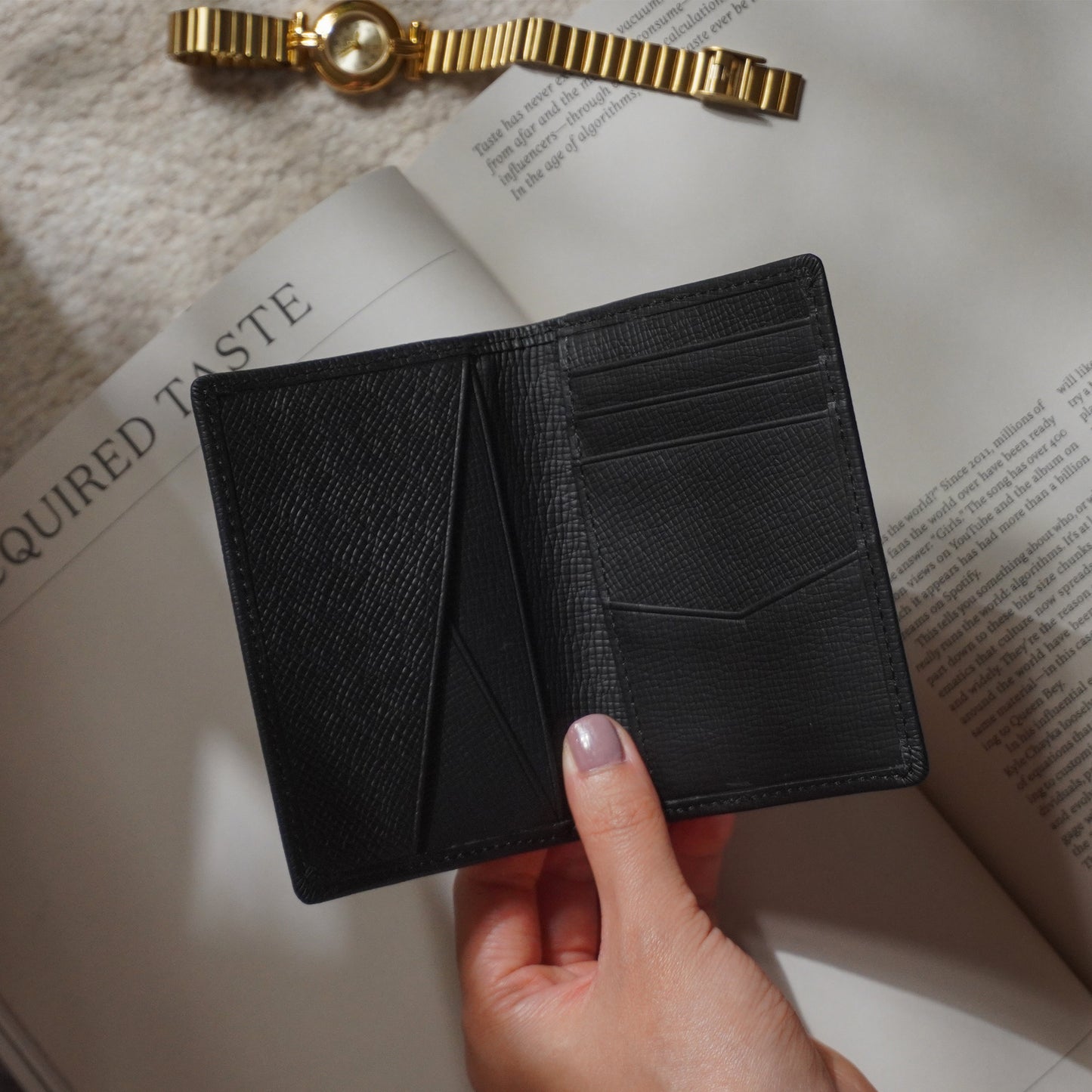 Genuine Cowhide Leather Card Holder