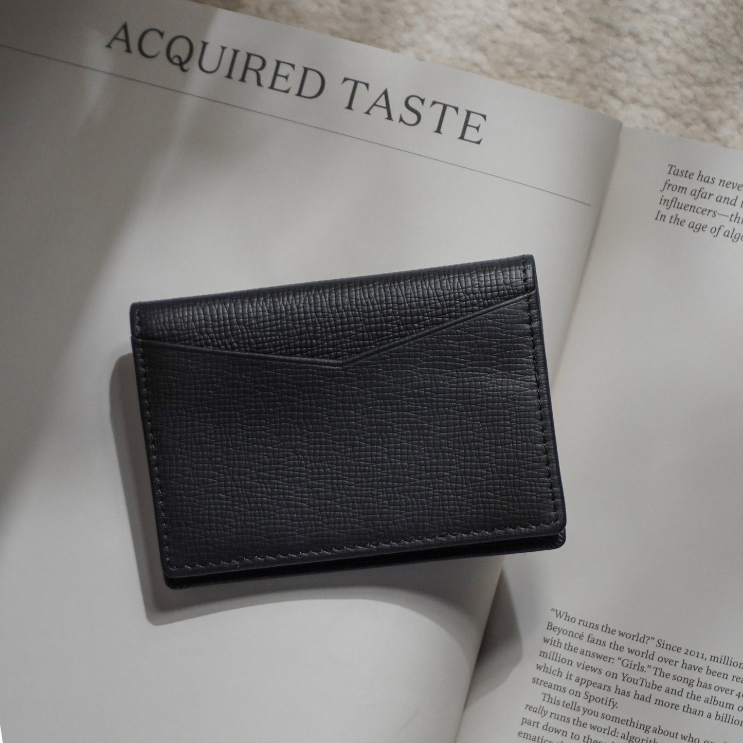 Genuine Cowhide Leather Card Holder