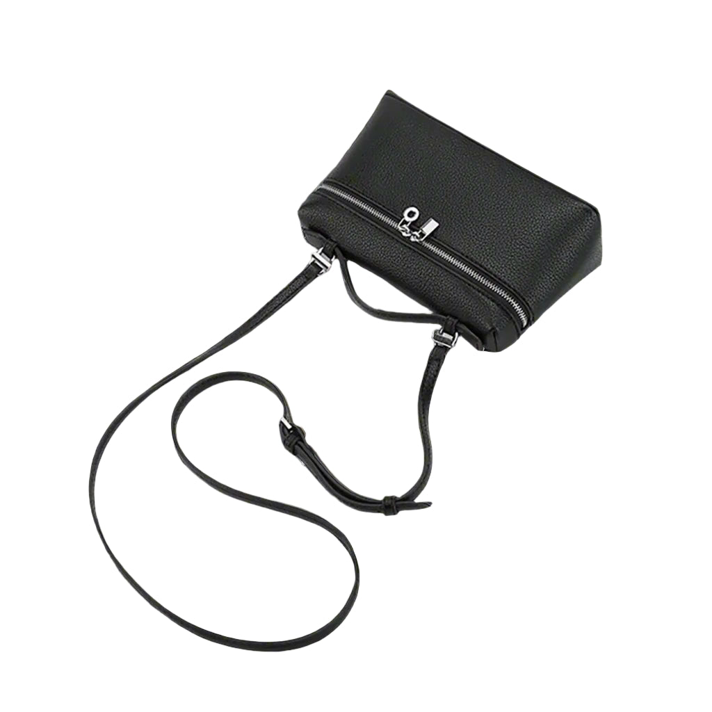 Vegan Leather Crossbody Bag, L19 Top-Handle Shoulder Handbag