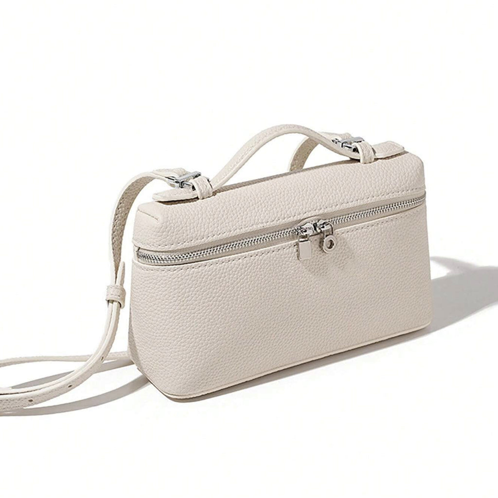 Vegan Leather Crossbody Bag, L19 Top-Handle Shoulder Handbag
