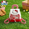 Sanrio Hello Kitty Mini Backpack – Red & White Kawaii Travel Daypack for Women & Kids