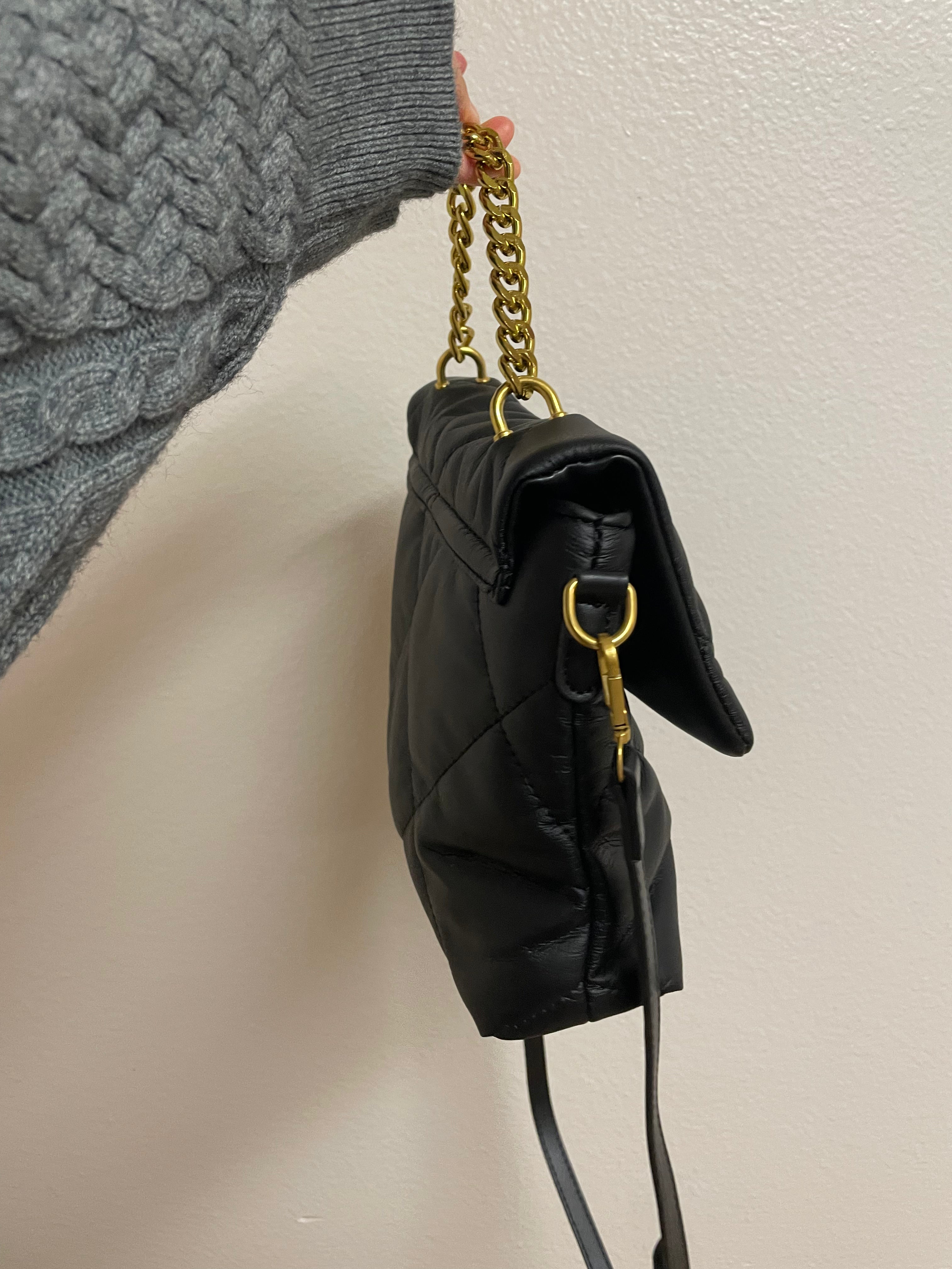 Quilted Satchel Crossbody Bag – Elegant Everyday Purse with Top Handle & Strap