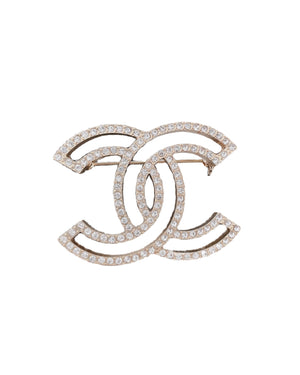 Gold Plated Rhinestone Brooch,Vintage-Inspired Fashion Pin for Women