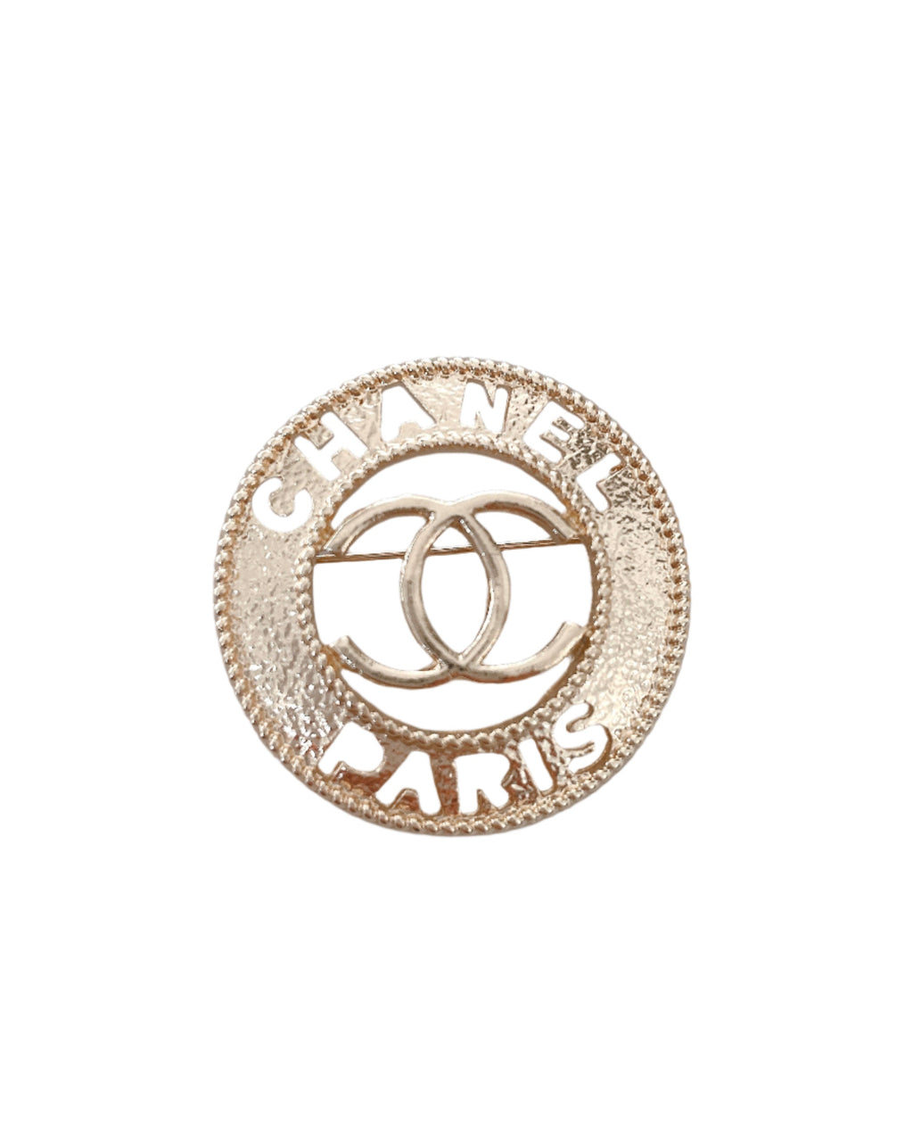 Paris Gold Plated Brooch,Vintage-Inspired Fashion Pin for Women