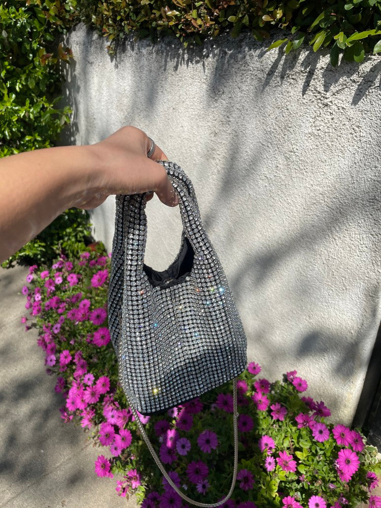 Rhinestone Dumpling Purse 2 Colors