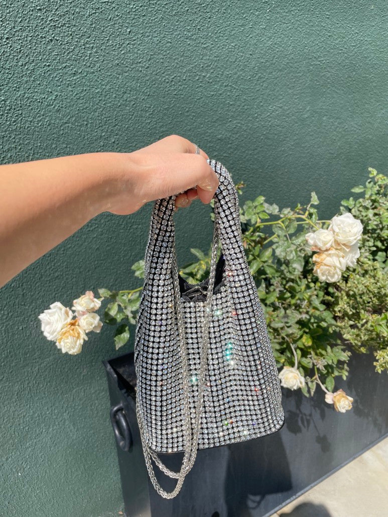 Rhinestone Dumpling Purse 2 Colors