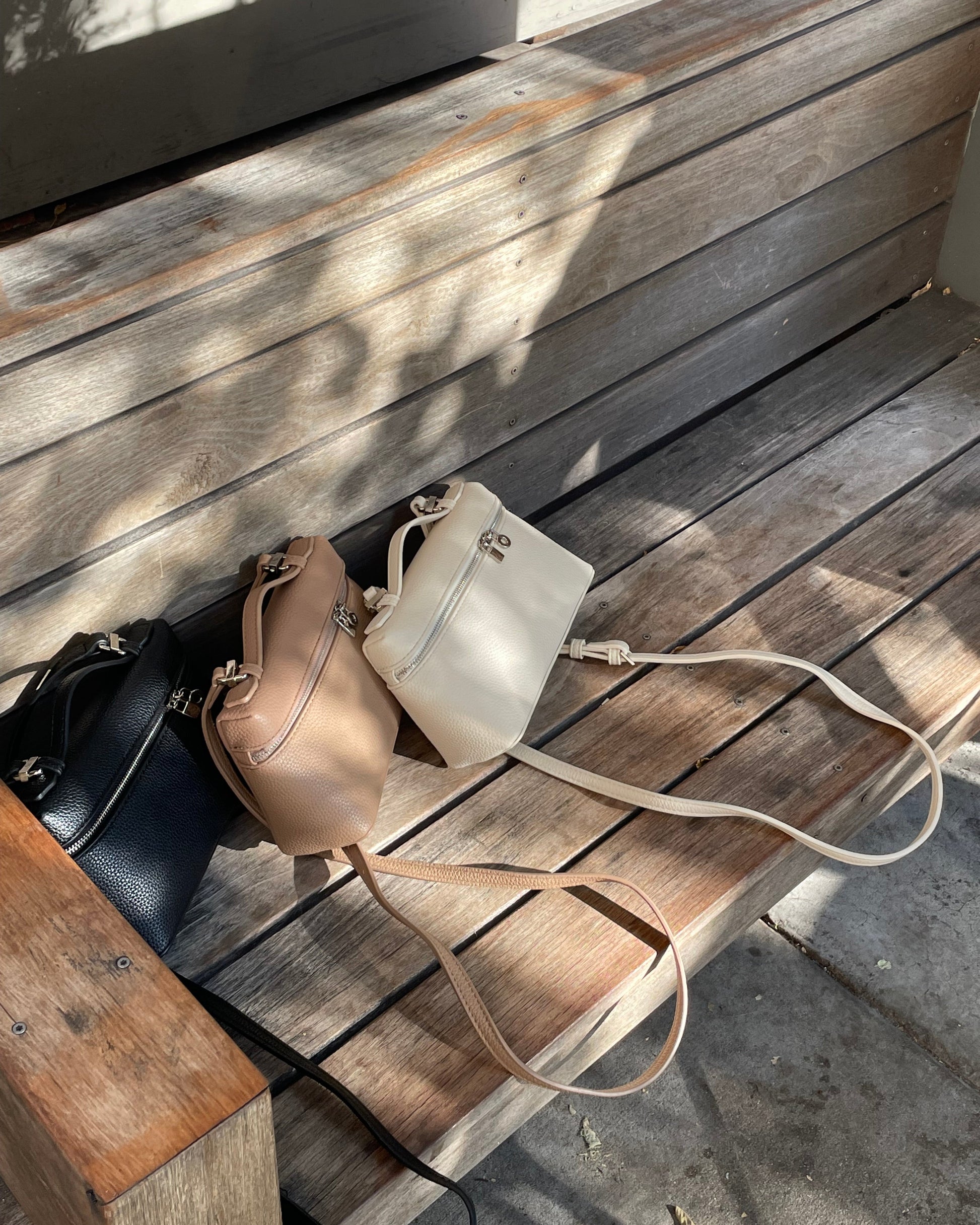 Vegan Leather Crossbody Bag, L19 Top-Handle Shoulder Handbag