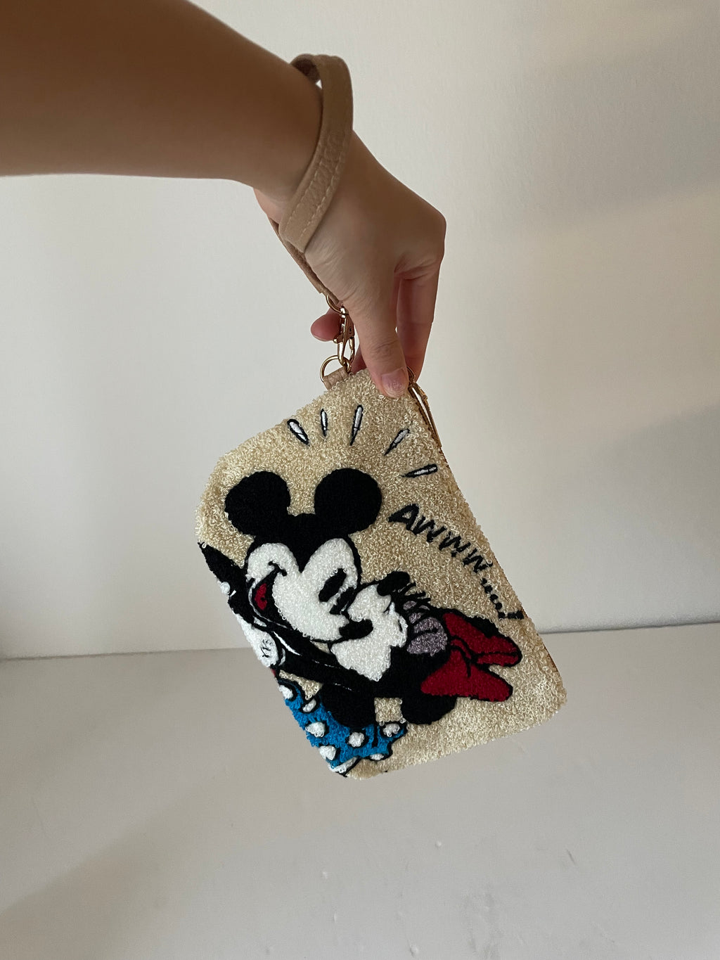 Disney Mickey Mouse Sherpa Cosmetic Pouches