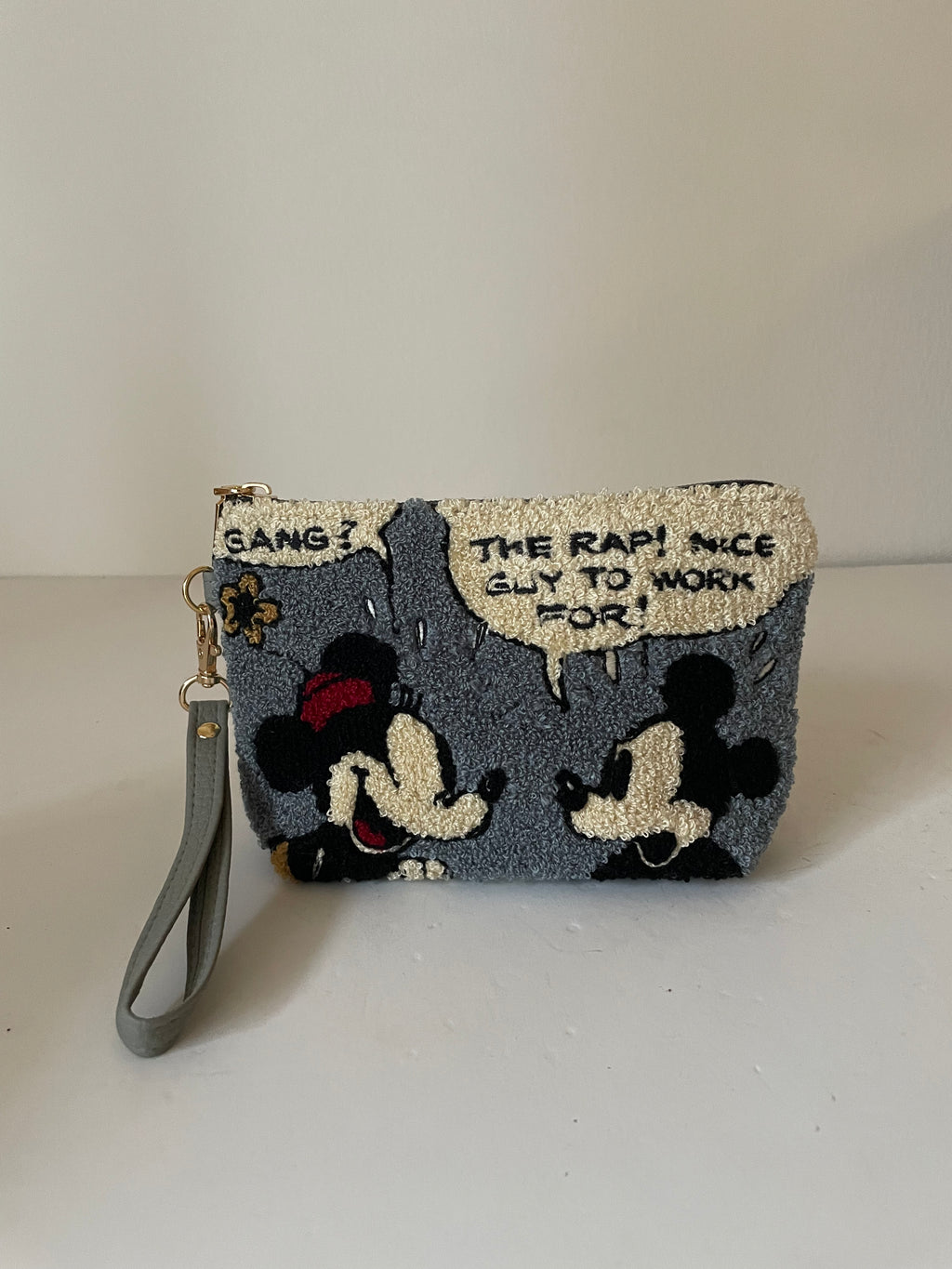 Disney Mickey Mouse Sherpa Cosmetic Pouches