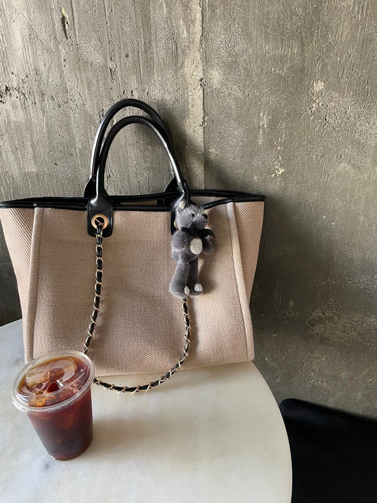 Cha Cha Canvas Chain Tote