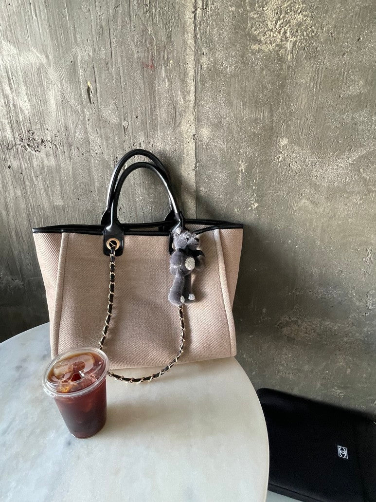 Cha Cha Canvas Chain Tote