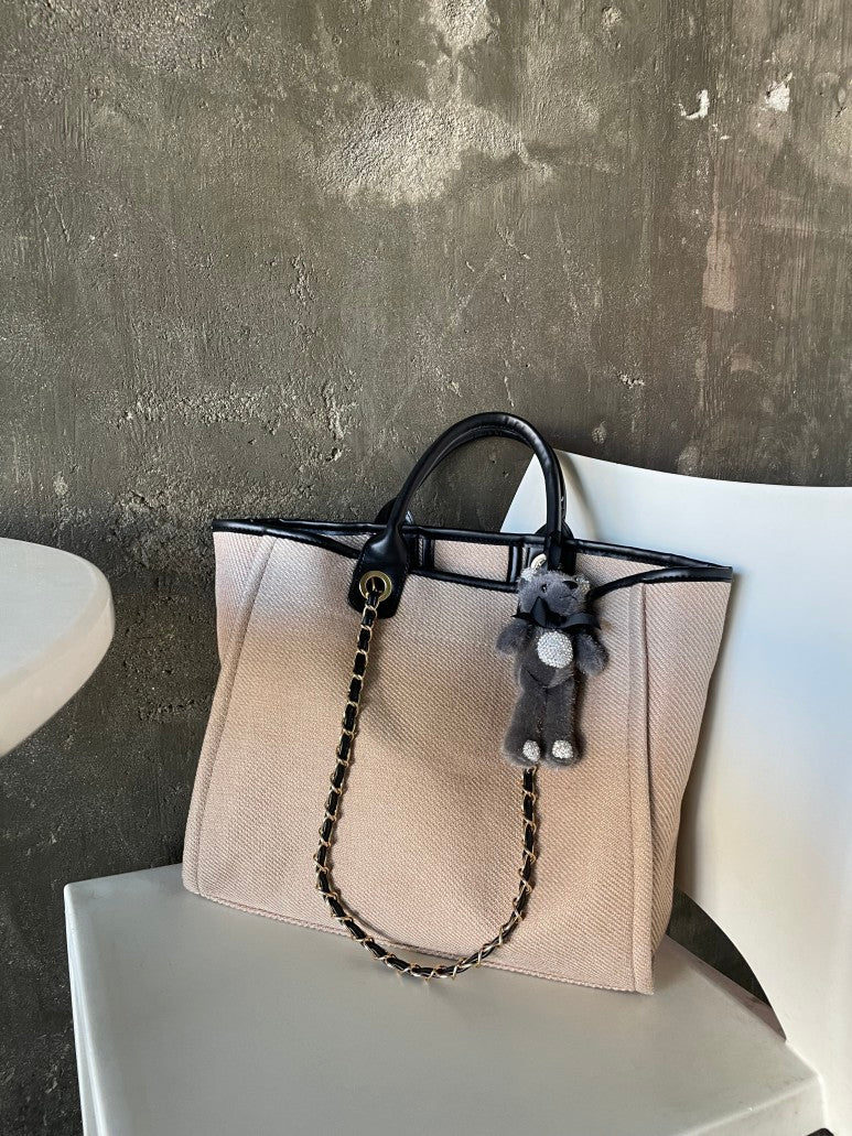 Cha Cha Canvas Chain Tote