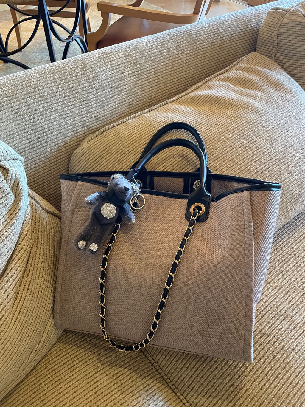 Cha Cha Canvas Chain Tote