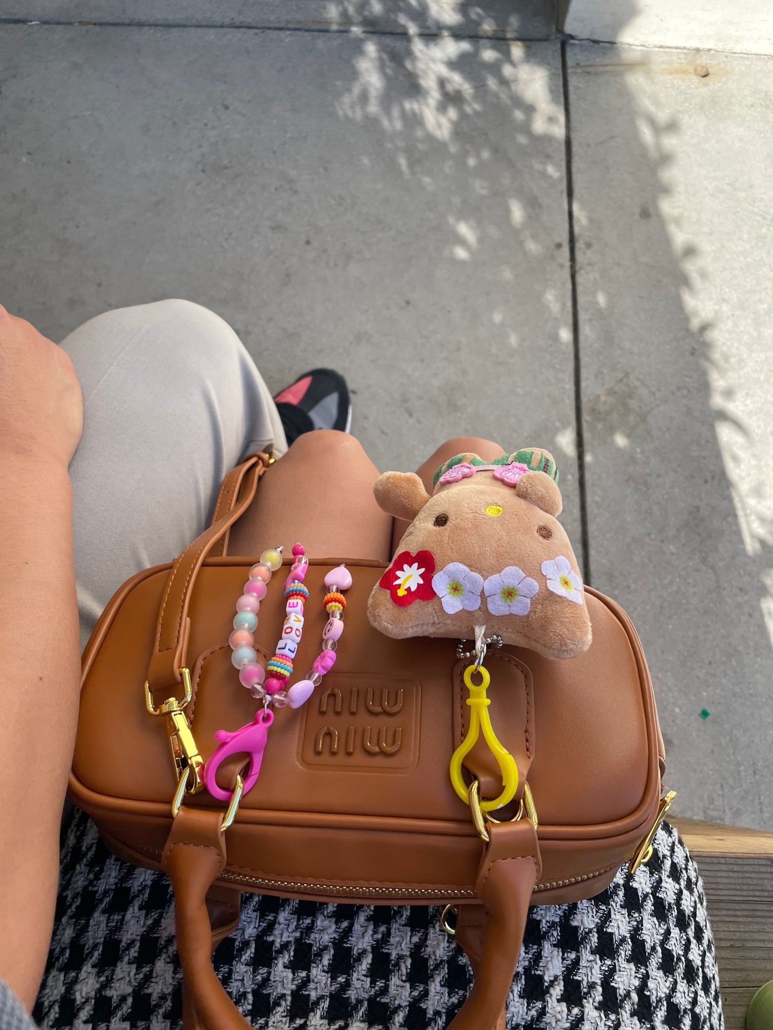 Smiley Beads Keyring/Keychain