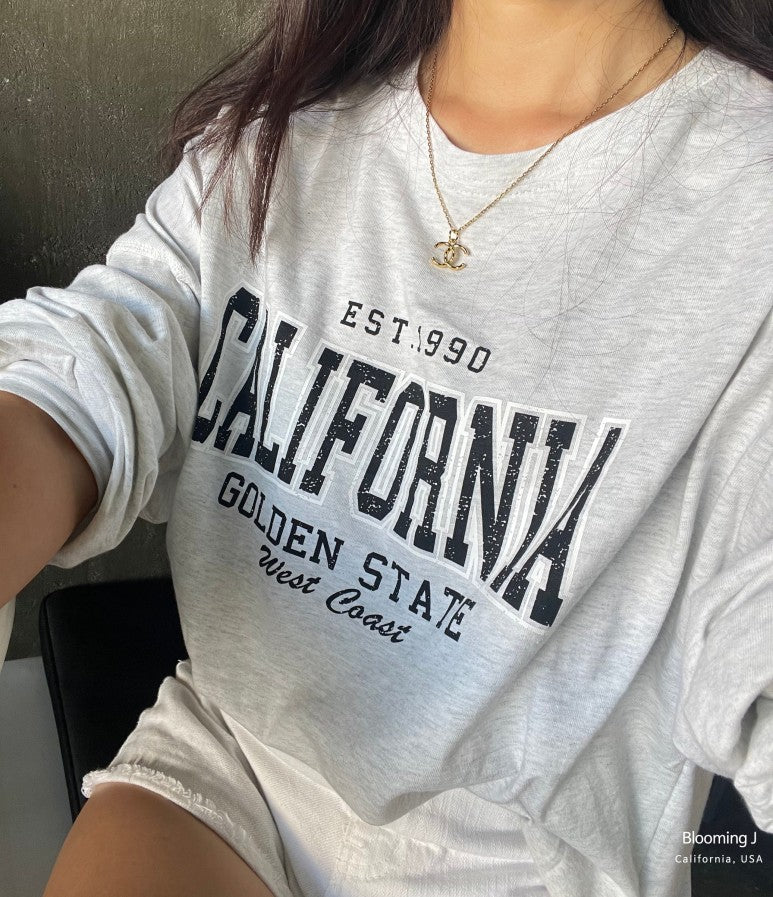 Best T-shirt♥ California Split Drop Longsleeve