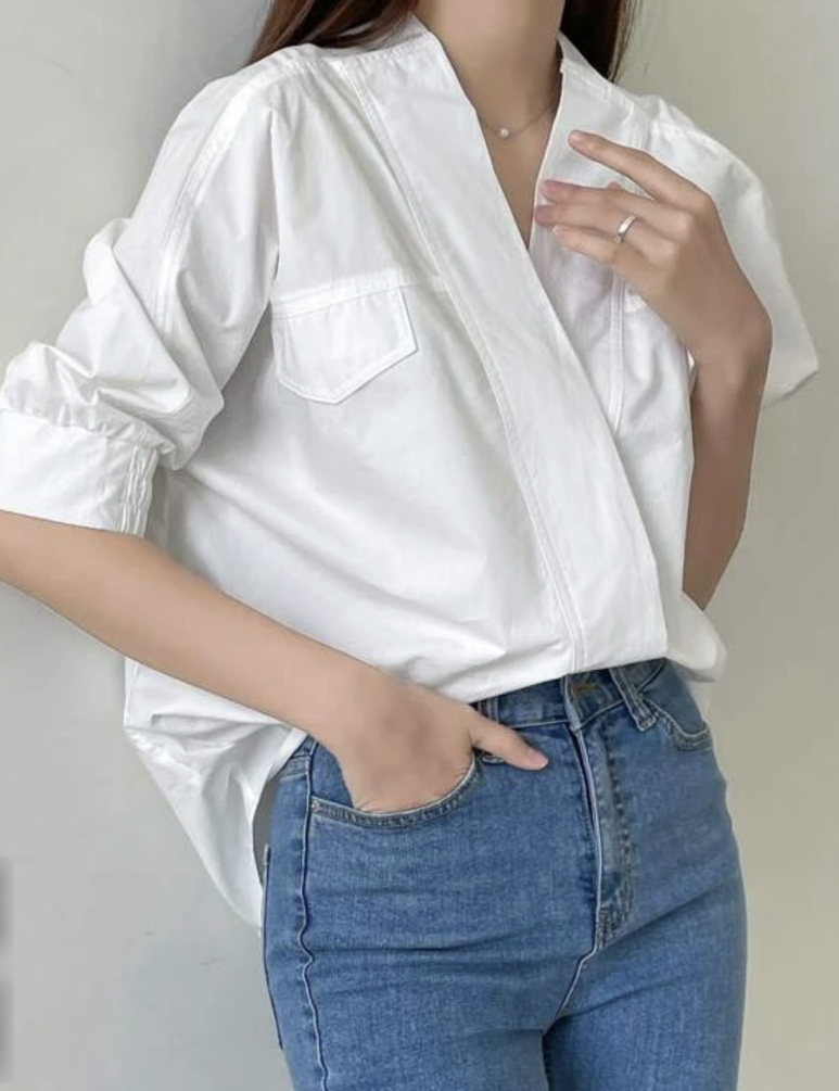 Daily Wear♥ Loose Fit Shirt Blouse