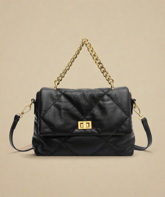 Malang Quilting Satchel Crossbody