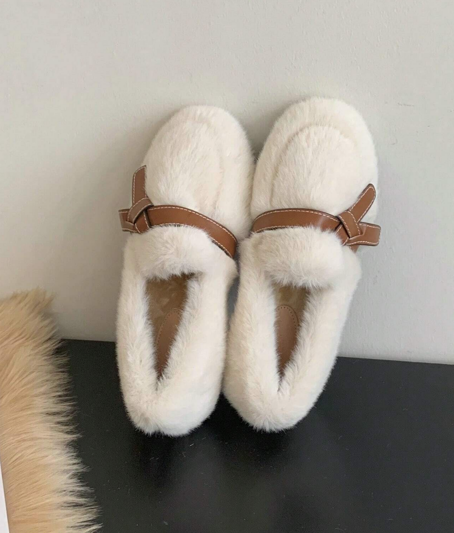 Cute(LoeweStyle)♥ Fluffy Loafer