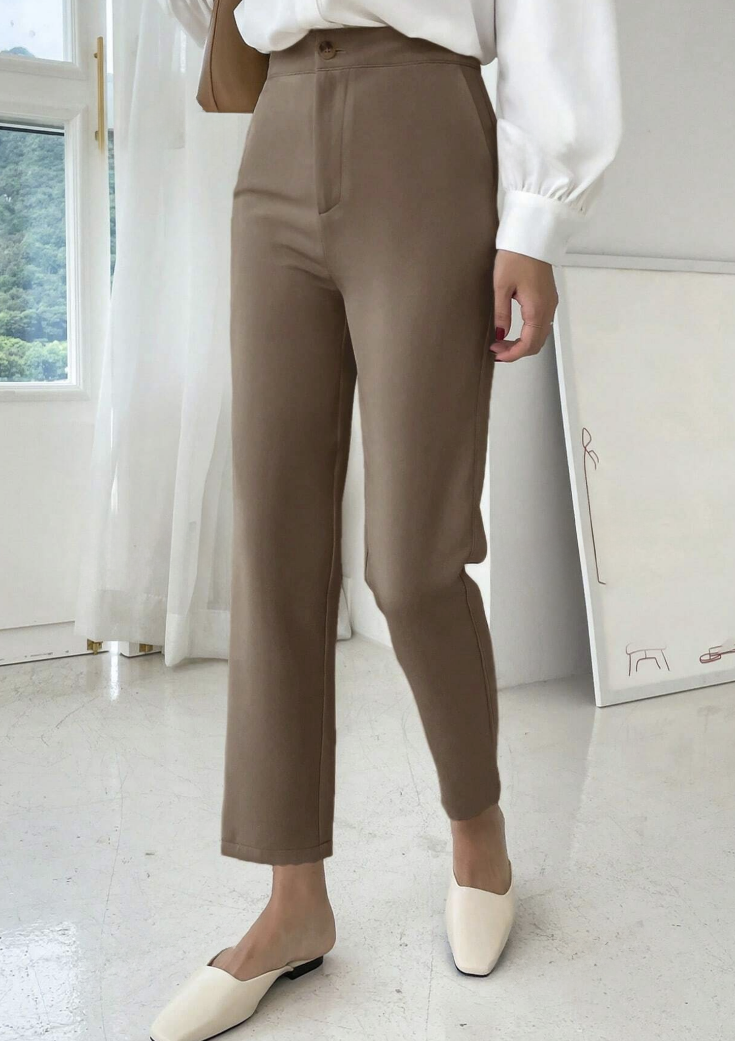 Daily Pants♥ Simple Straight Pants 5 Colors