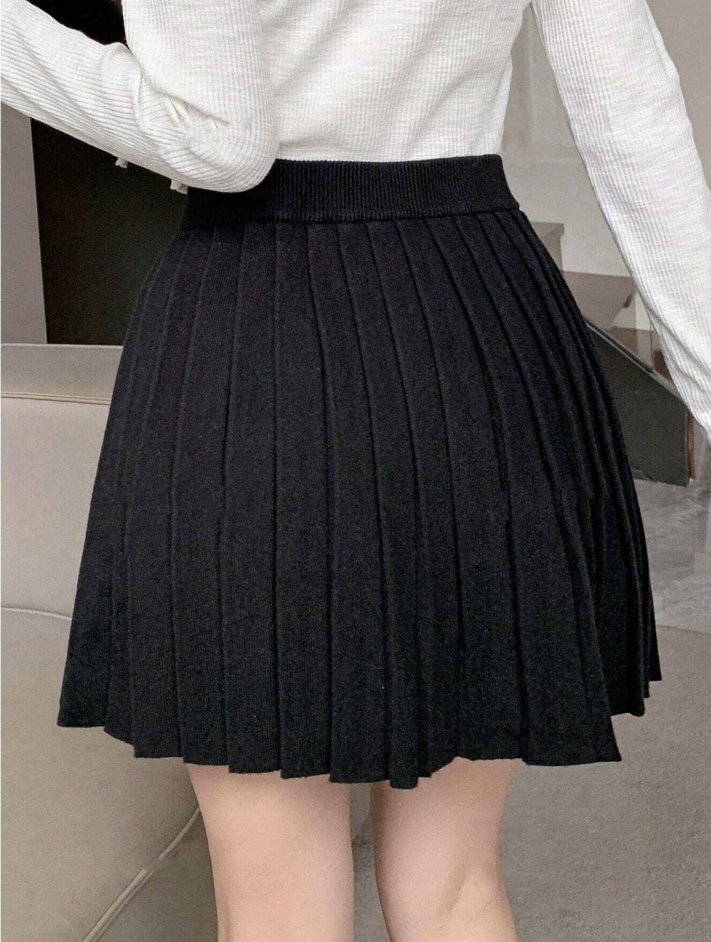 Cute Skirt♥ Pleated Knit Skirt 4 Colors
