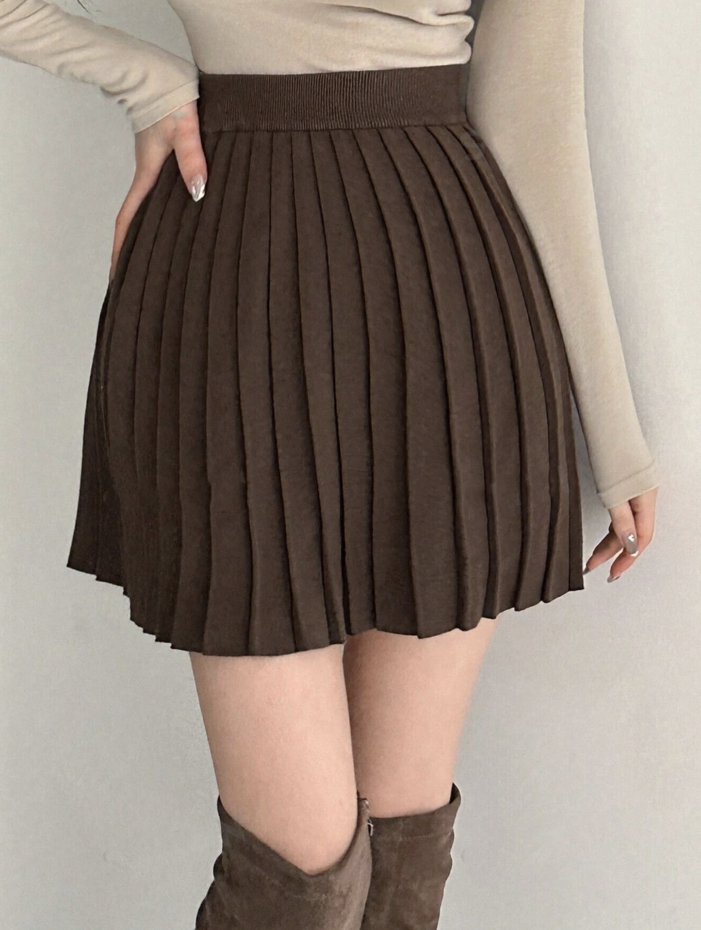 Cute Skirt♥ Pleated Knit Skirt 4 Colors