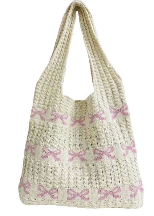 Bow Coquette Tote Bag
