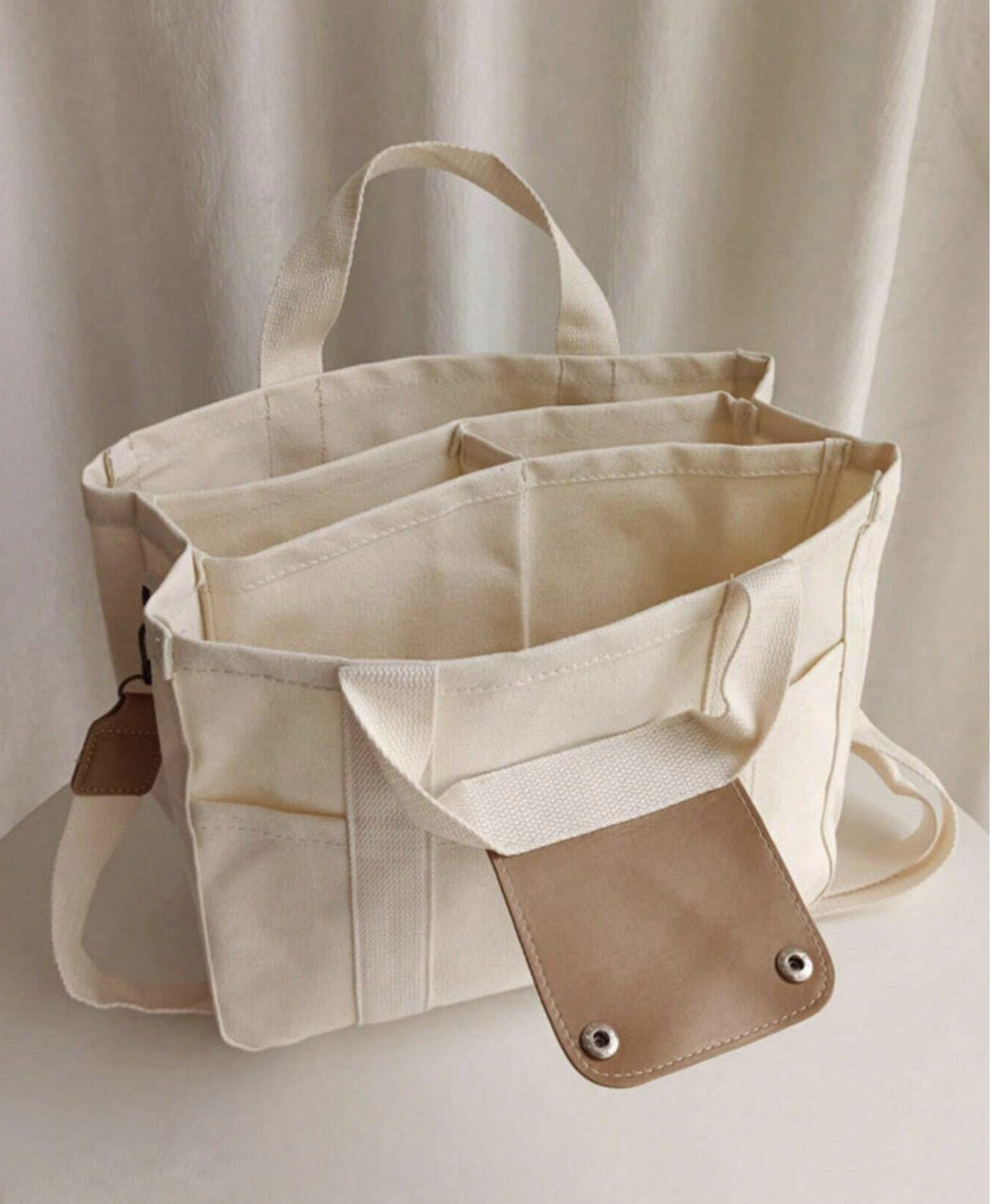 Canvas Tote Bag, Canvas Shoulder Bag-Crossbody