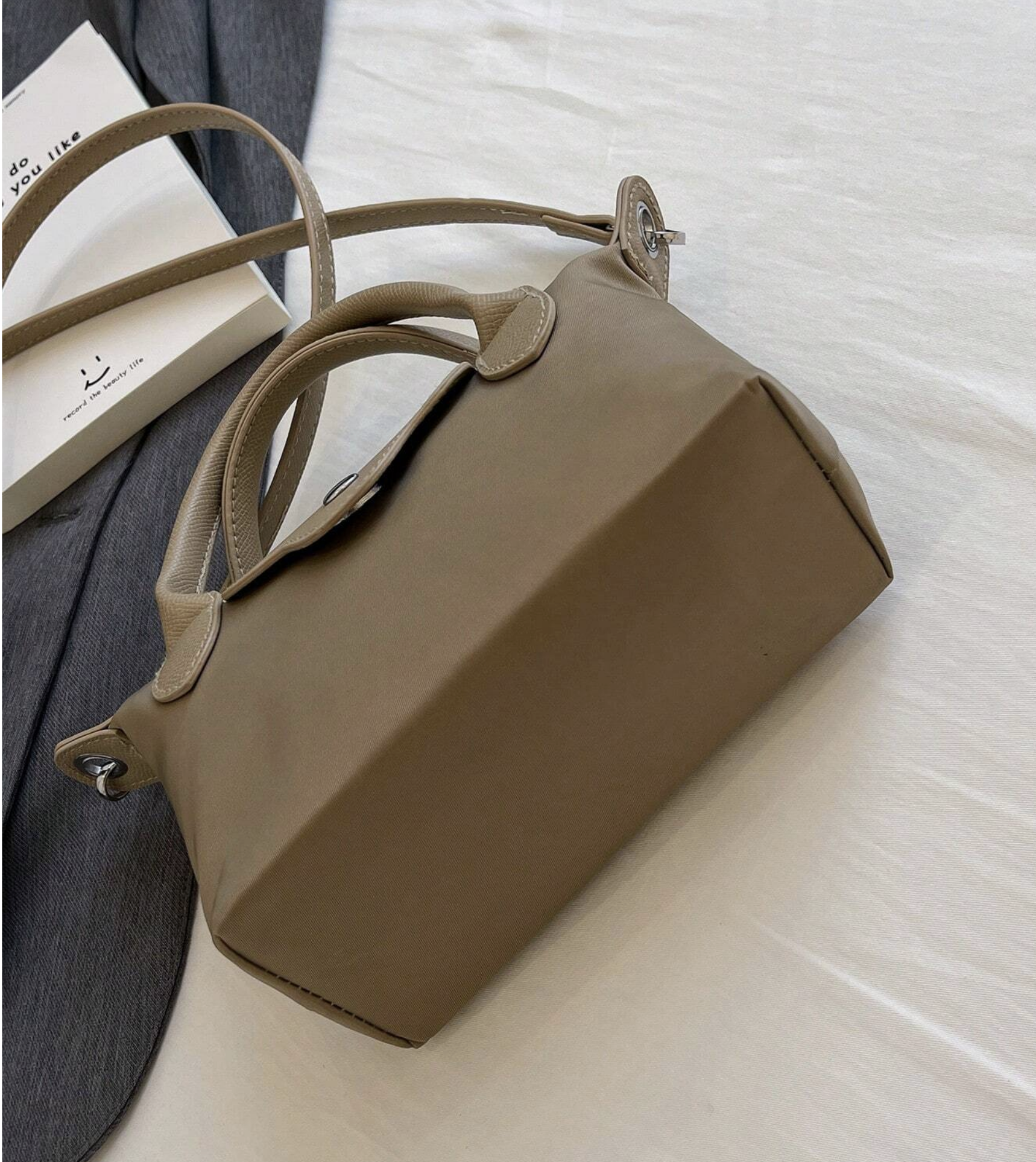 Mini Nylon Pouch Crossbody Bag – Lightweight Handle Bag for Travel & Everyday Use