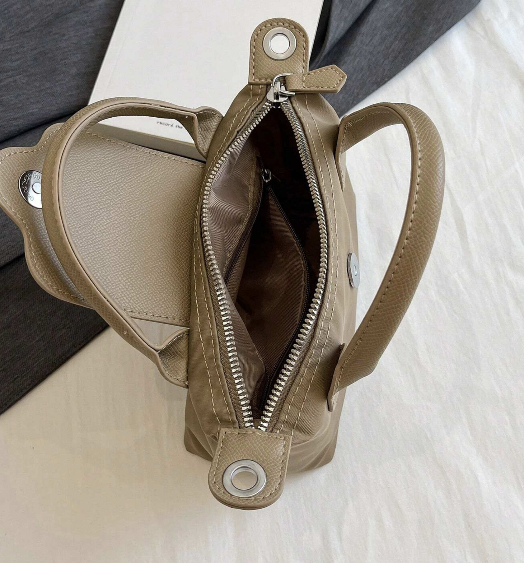 Mini Nylon Pouch Crossbody Bag – Lightweight Handle Bag for Travel & Everyday Use