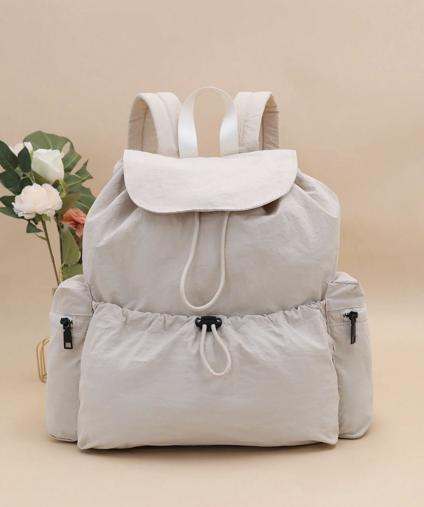 Nylon Drawstring Lightweight Backpack