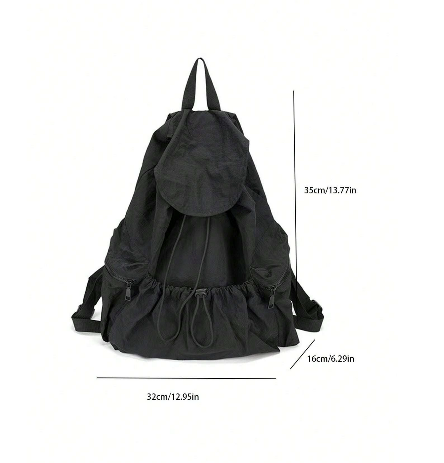 Nylon Drawstring Lightweight Backpack