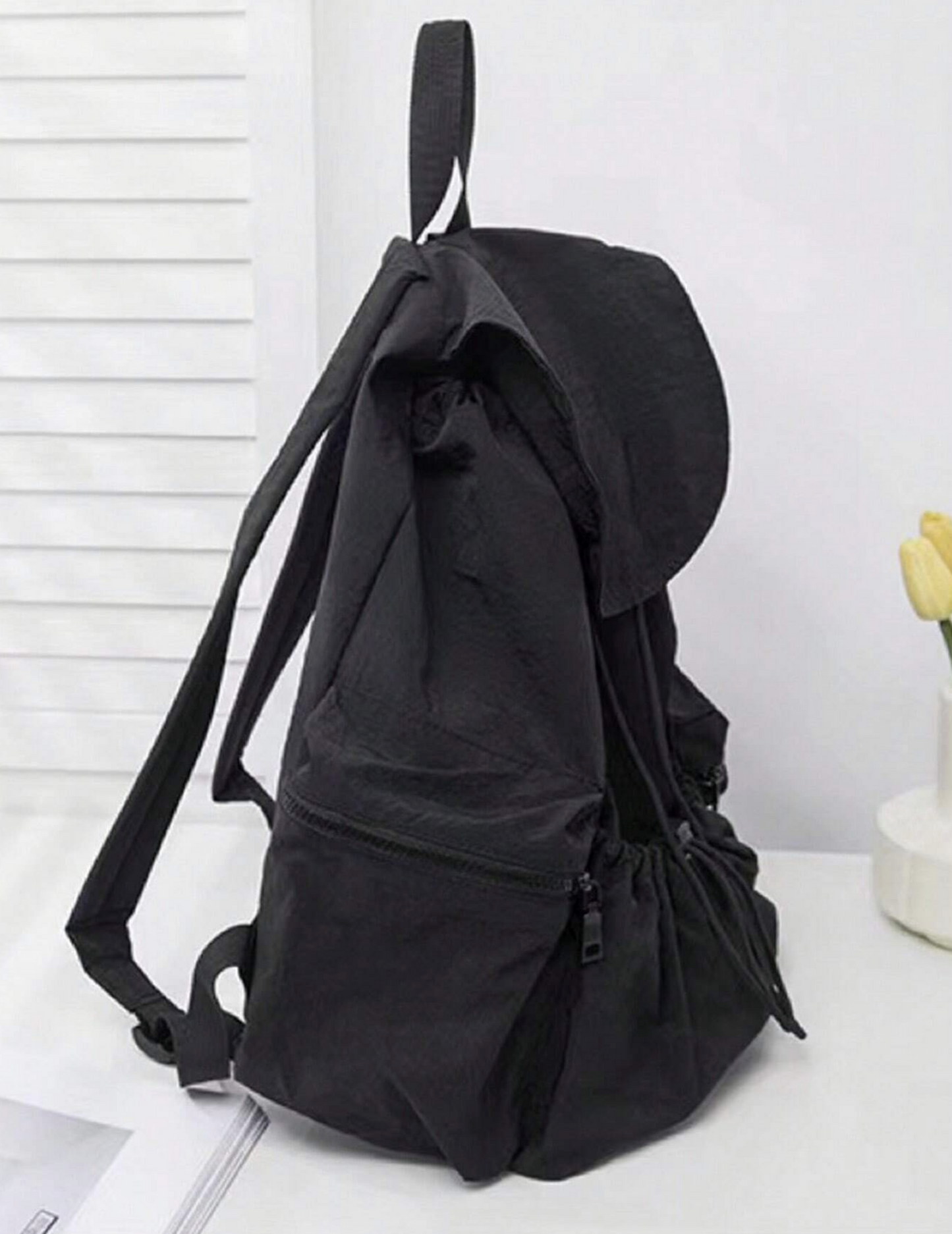 Nylon Drawstring Lightweight Backpack