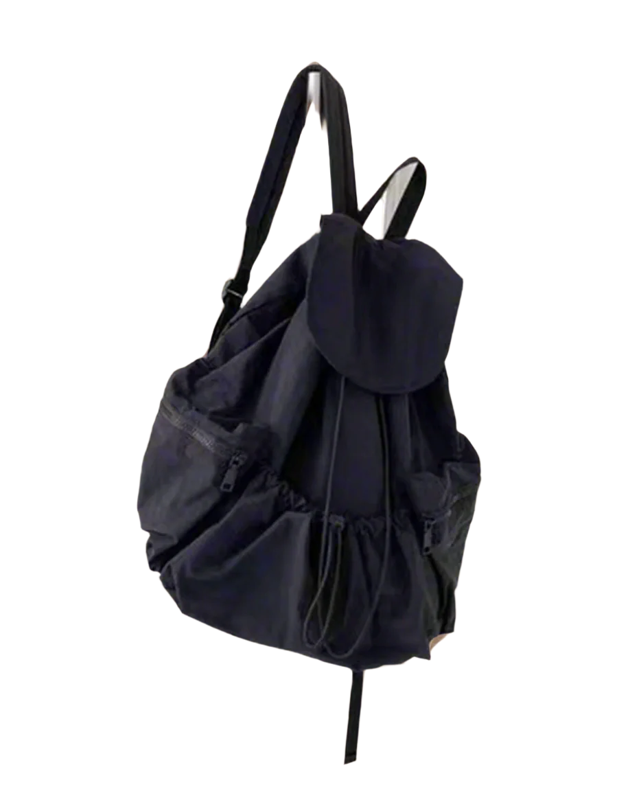 Nylon Drawstring Lightweight Backpack – Durable & Compact Travel Bag for Everyday Use
