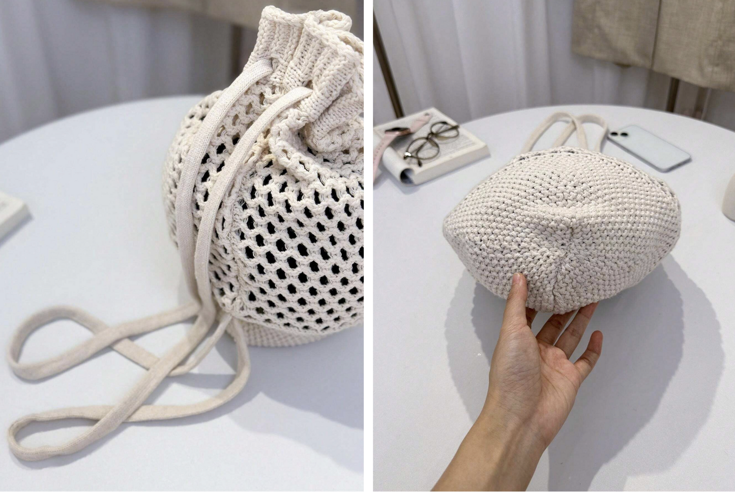 Crochet Bucket Backpack