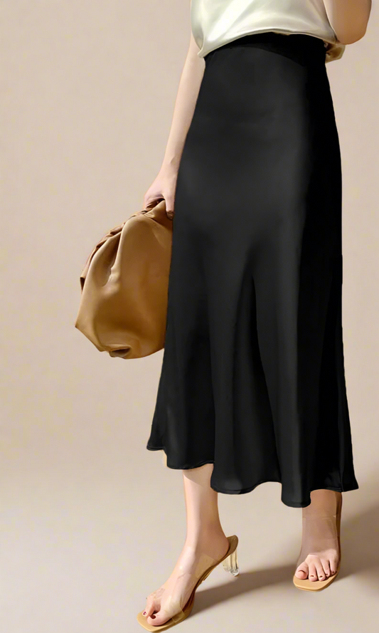 Slip Satin Midi Skirt 7 Colors