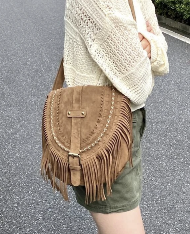 Unique♥ Western Bohemian Tassel Bag