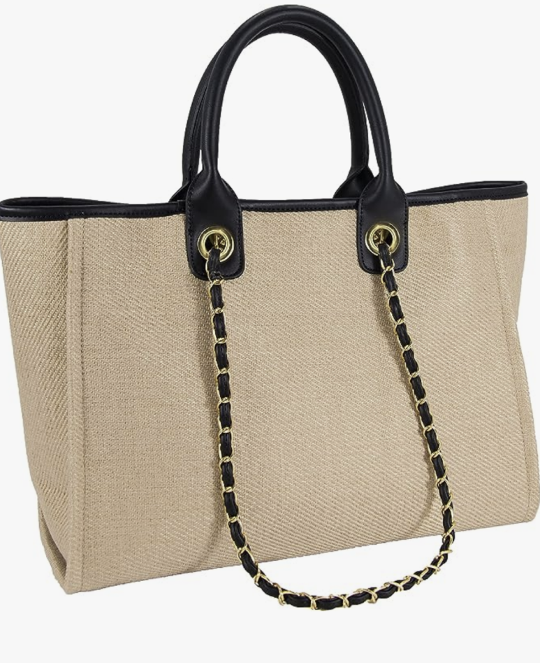Cha Cha Canvas Chain Tote