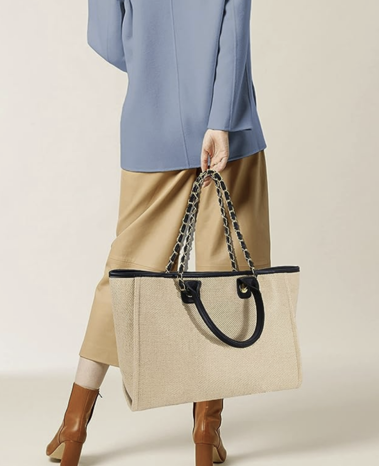 Cha Cha Canvas Chain Tote