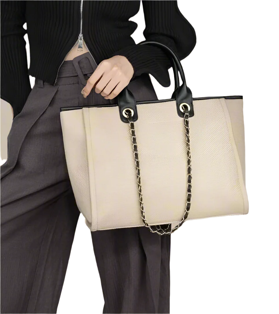 Cha Cha Canvas Chain Tote