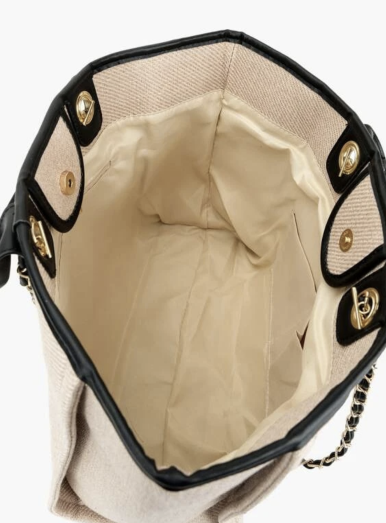 Cha Cha Canvas Chain Tote