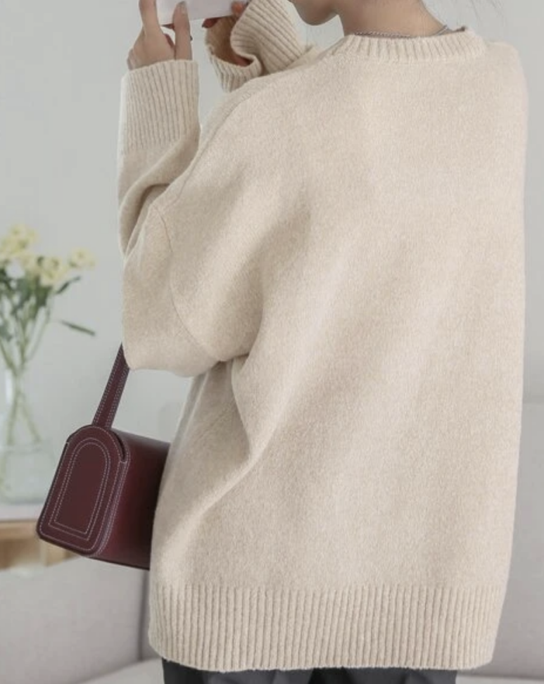 Simple&Chic♥ Fluffy Slip Sweater 5 Colors