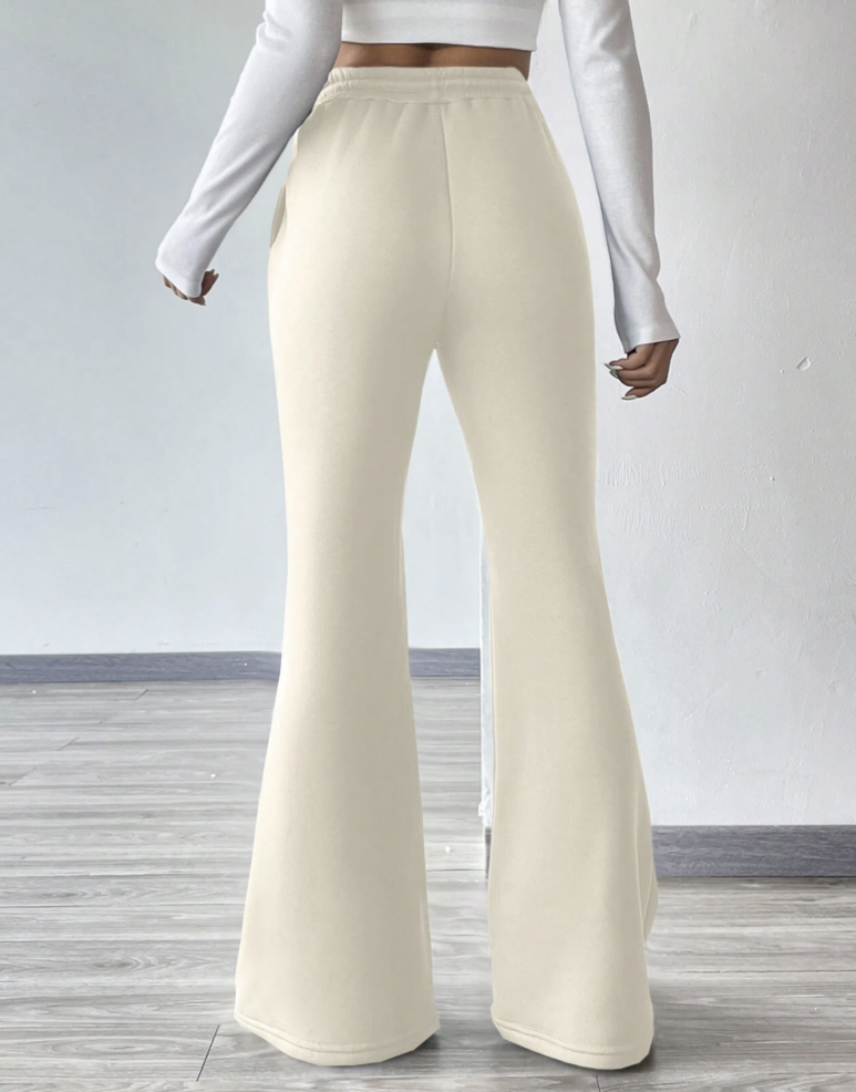 Magic fit♥ High-waist flare fleece pants 4 colors