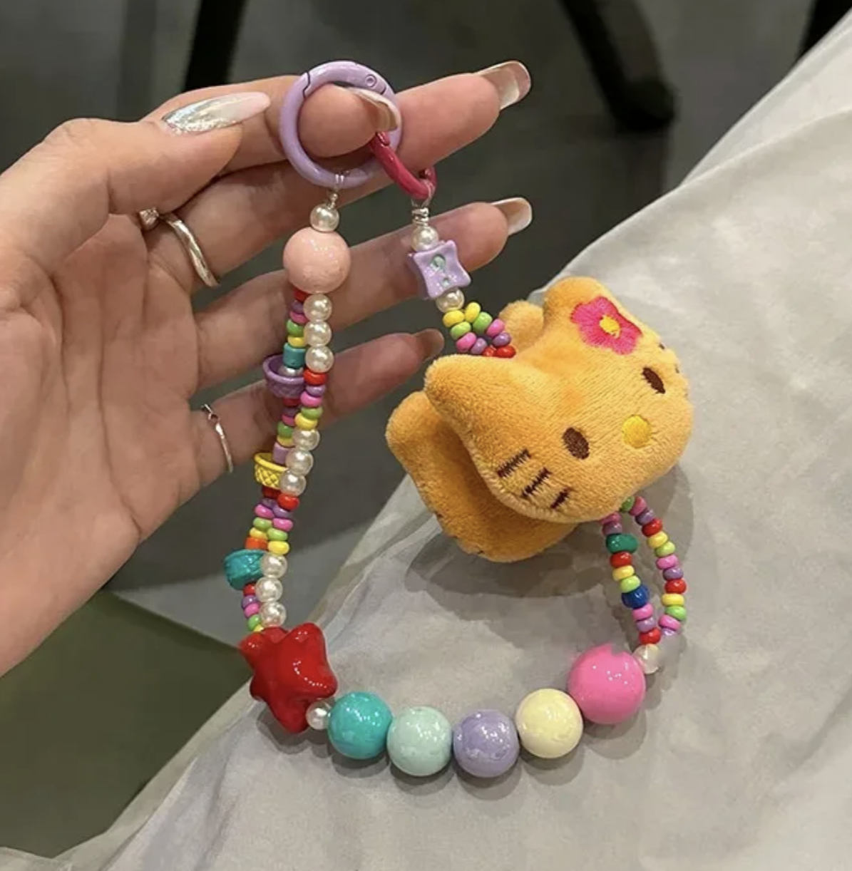 Hello Kitty (Tanned) Keyring/Keychain