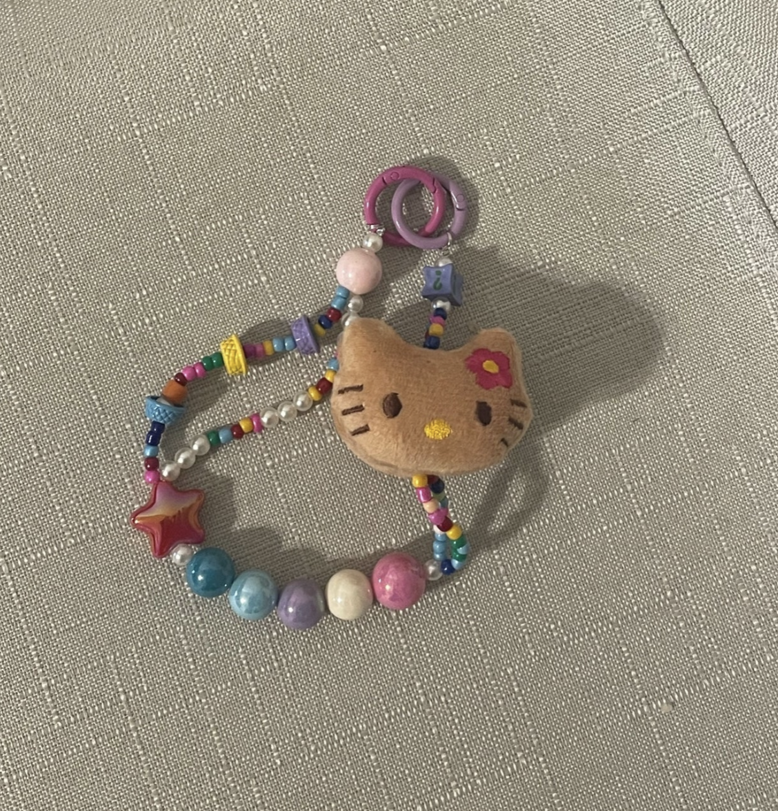 Hello Kitty (Tanned) Keyring/Keychain