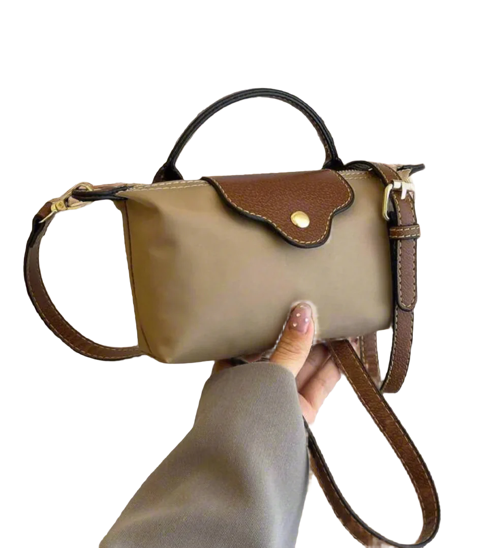 Mini Nylon Pouch Crossbody Bag – Lightweight Handle Bag for Travel & Everyday Use
