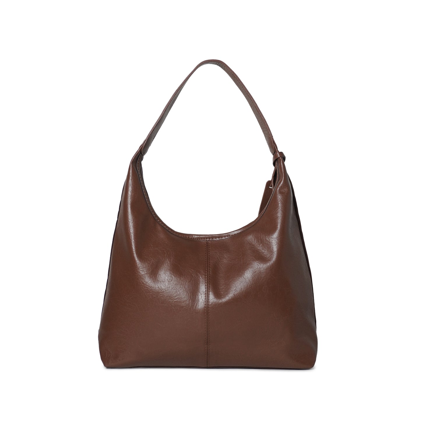 Suede Leather Hobo Bag, Suede Shoulder Bag, 2-in-1 Dual-Texture Shoulder Bag