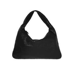 Vegan Leather Woven Hobo Bag, Braided Handbag, Woven Shoulder Bag