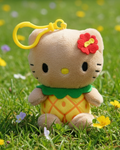 Hello Kitty Hawaii Edition Keychain – Cute Sanrio Hawaiian Keyring Bag Charm Souvenir Gift